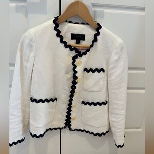 J.Crew linen jacket size 0